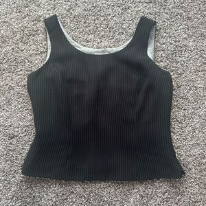 Tahari Vintage Pin Stripe Vest